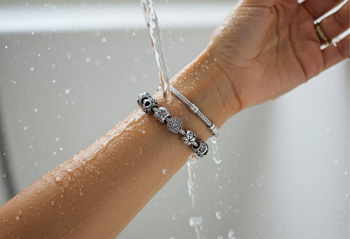 Kann man mit Pandora Armband duschen?