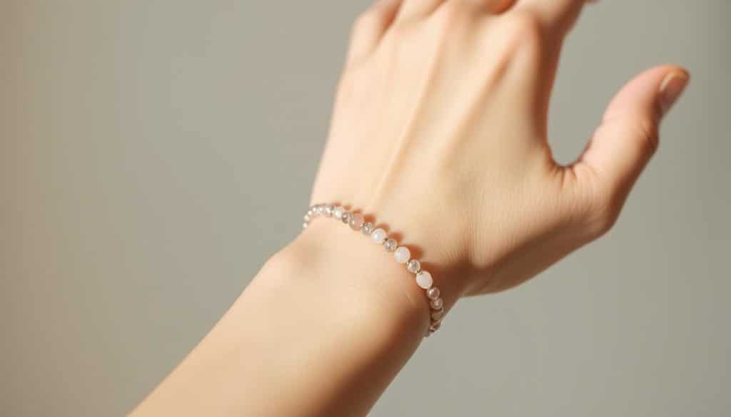 rosenquarz armband welche hand